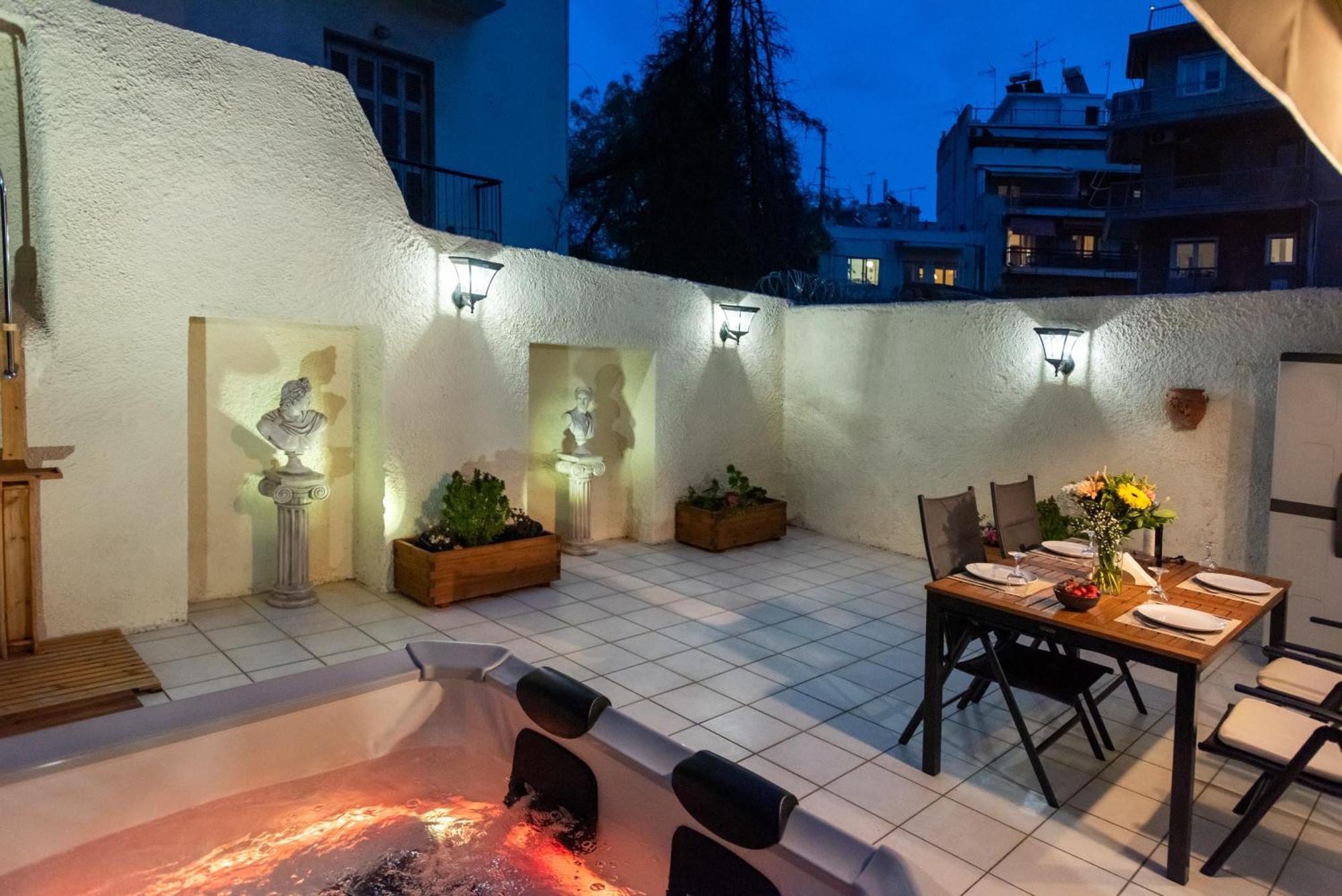 Kg Acropolis Escape Spa Apartment アテネ エクステリア 写真